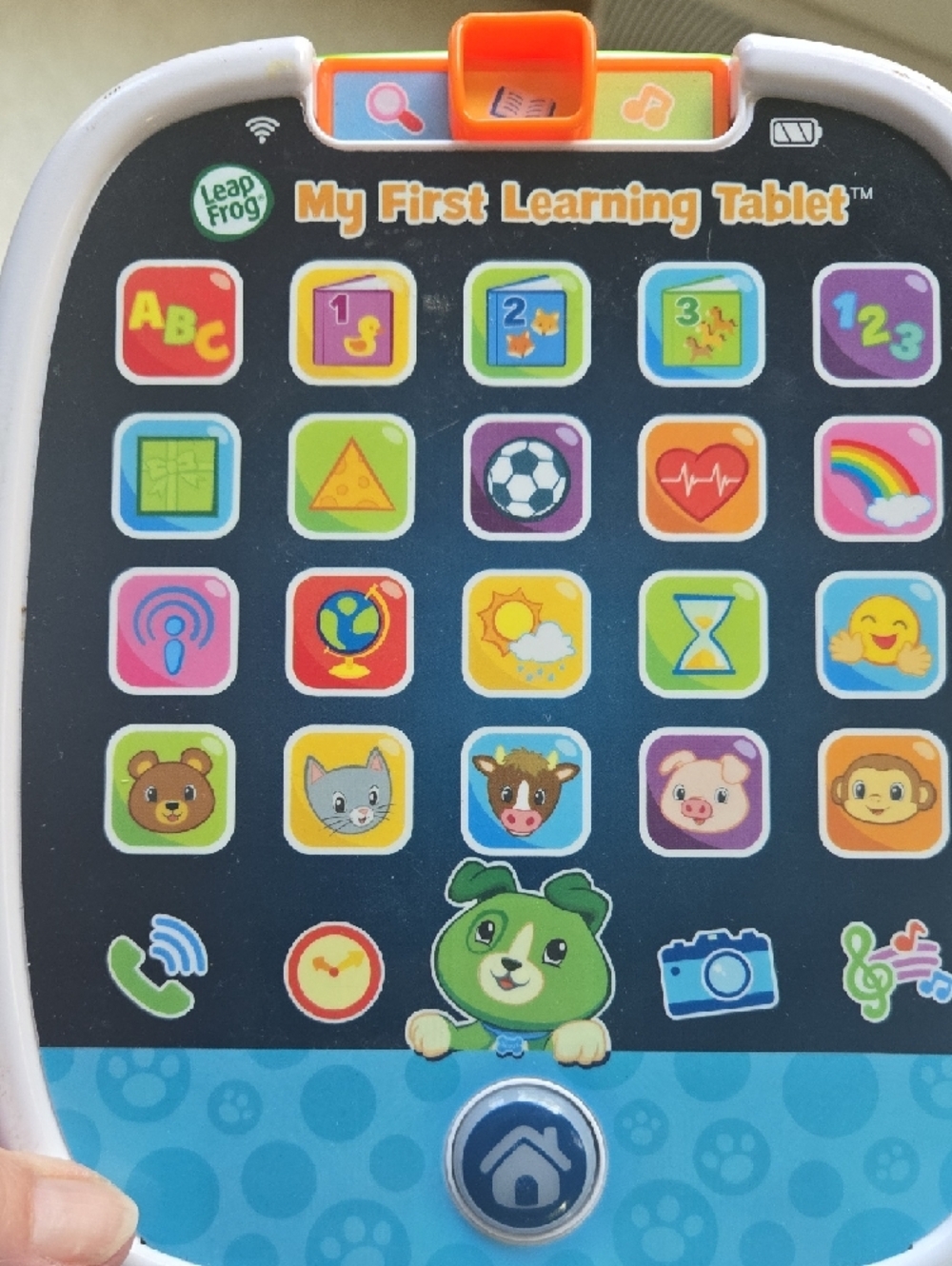 Fisher-Price Learning Tablet Toy - White, Blue, Multicolor Buttons - Picture 2 of 3